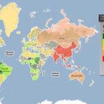 Diseñan el primer mapa mundi según el tamaño de los penes