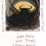 Barceló diseña el cartel de José Tomás en Barcelona