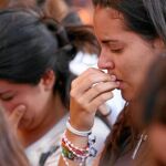 Los momentos de silencio se sucedieron en la celebración