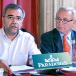José Miguel Palazuelo y Martín Manceñido, durante la rueda de prensa celebrada ayer en León