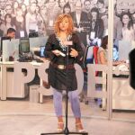 Elena Valenciano, ayer, durante la presentación de la iniciativa en Ferraz