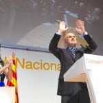 Duran Lleida el día que fue proclamada oficialmente candidato de CiU a las generales