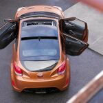 La originalidad de este modelo de Hyundai se basa en la característica asimetría de sus tres puertas