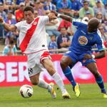 El Rayo consigue su primera victoria ante el Getafe en Liga