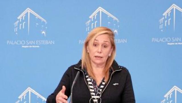La portavoz del Gobierno regional, María Pedro Reverte
