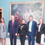 Felipe Garín, Lola Johnson, Alberto Fabra, Rafael Ripoll, Paz Olmos y Marta Alonso en la inauguración