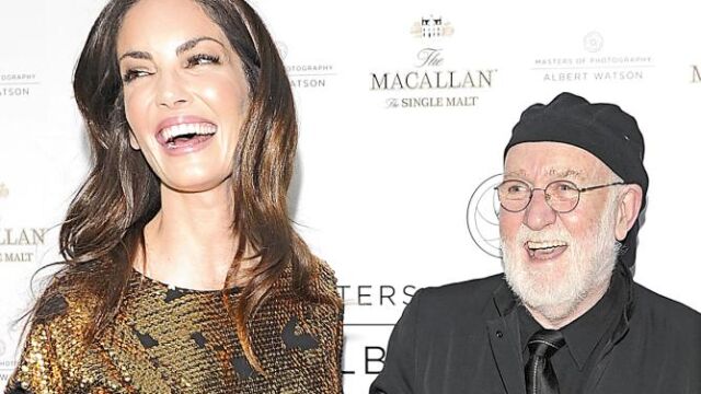 Eugenia Silva y Albert Watson, el miércoles en la inauguración