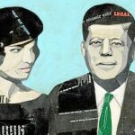 Un fragmento de «La sospecha», el cuadro de García Villegas que toma como punto de partida una fotografía de los Kennedy por Avedon