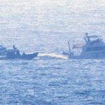 El barco fue interceptado por la Marina israelí a varias millas de la costa