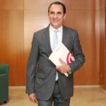 José Rolando Álvarez, momentos antes de informar sobre la coyuntura económica de Valladolid