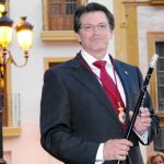 El alcalde de Lorca, Francisco Jódar, durante el acto de investidura celebrado en la Ciudad del Sol
