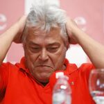 Caco Senante, como miembro de la junta directiva, en una imagen de julio