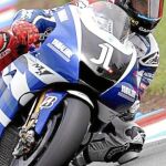 Jorge Lorenzo, ayer, en el circuito de Brno