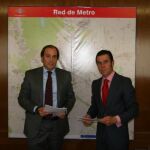 José Ignacio Velayos y Joselito, minutos antes de la firma del convenio