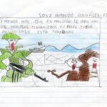 Dibujo realizado sobre una viñeta de Esteban, de La Razón