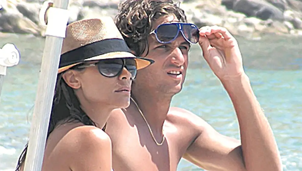 María José Suárez y Feliciano López, hace dos años en Ibiza