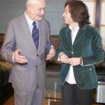 El presidente de la Junta de Andalucía y la ministra de Medio Ambiente, Rural y Marino, ayer en el Palacio de San Telmo