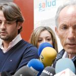 Robles, junto a Jaime Padilla, hermano del diestro que actuó ayer en Fuengirola y recibió un brindis de Luque