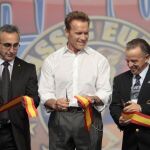 Arnold Schwarzenegger, en el Comité Olímpico Español