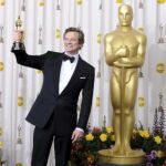 El actor británico Colin Firth se corona en Hollywood