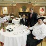 De izda. a dcha. Luis Méndez, Alejandro Vázquez y Antonio Carmona