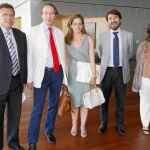 Vicente Enciso, José Antonio Vera, Pilar Gómez Borrero, Leopoldo Abad e Isabel Martín