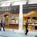 Imagen de un pequeño comercio de la zona centro de la capital valenciana