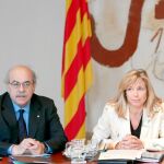 Mas-Colell y Ortega escucharon ayer las peticiones de la Federación de Municipios