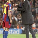 Guardiola valora mucho la oscura labor del «jefecito»
