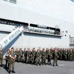 El buque de asalto anfibio de la Armada Española «Galicia» será el centro de operaciones desde el que se diseñarán todas las operaciones de rescate de los cuatro submarinos