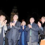 Rafael González, Verónica López, Manuel Campos y Carmen Pelegrín