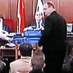 Antonio del Castillo también quiso ver las caras de los acusados antes de prestar declaración. No se inmutaron