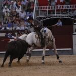 Diego Ventura, ayer, en Las Ventas