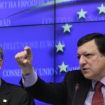 Van Rompuy, presidente del Consejo Europeo, y Durao Barroso, presidente de la Comisión, en imagen de archivo