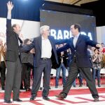 Rubalcaba, Barreda y Bono no eludieron el tema sucesorio en el acto celebrado ayer en Alcázar de San Juan
