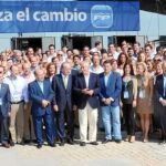 Fotografía de familia de la Delegación Andaluza en la Convención del PP