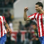Gabi celebra un gol ante el Vitoria