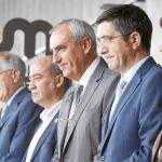 El lehendakari Patxi López junto a Martín Garitano