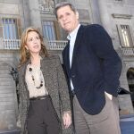 Fernández, ayer, junto a la portavoz del PP en Bilbao, Cristina Ruiz