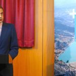El presidente Zapatero en la presentación de un proyecto del programa AGUA