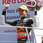 MARC disfruta de su triunfo en el podio de Indianápolis