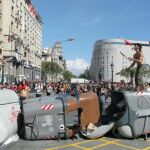 Disturbios en Barcelona