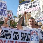 Trabajadores de la central de Garoña y sus familiares se echaron a las calles de Madrid para protestar por su continuidad