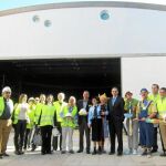 Los componentes de Pupaclown con Cámara (centro), Pascual Martínez (5d), Barnuevo (6i), Gómez (derecha) y Vicente Martínez Gadea (izquierda)