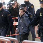 Miguel Carcaño, en una de las sesiones en los juzgados de Sevilla