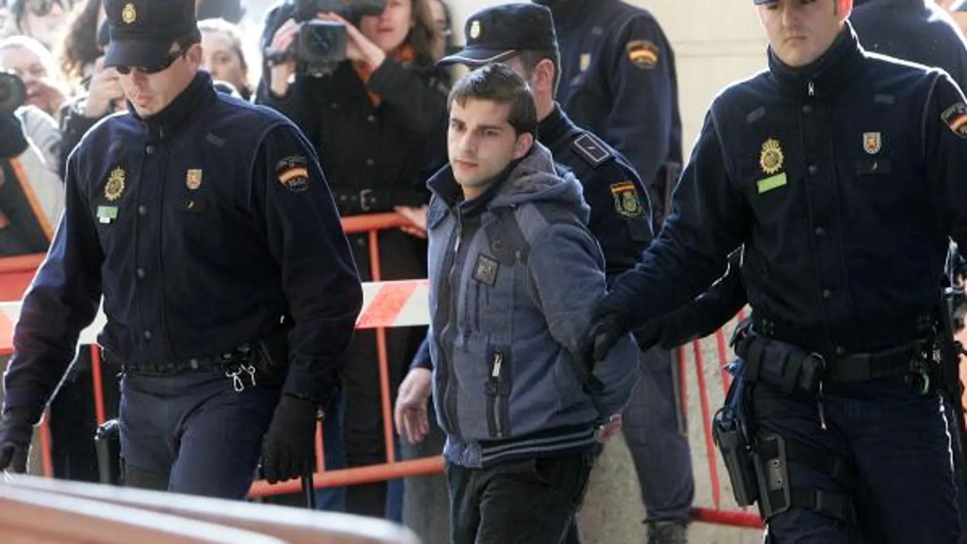 Miguel Carcaño, en una de las sesiones en los juzgados de Sevilla