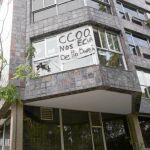 Manifestación contra la cesión del inmueble