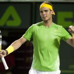 Rafa Nadal celebra el triunfo