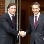 José Luis Rodríguez Zapatero recibió hoy al primer ministro portugués, Pedro Passos Coelho