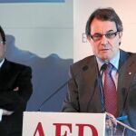 Artur Mas avanzó detalles del posible acuerdo durante un almuerzo con la Asociación Española de Directivos